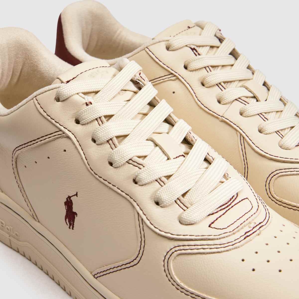Polo Ralph Lauren Masters Court in Off-White Multi Polo Ralph Lauren Masters Court 4