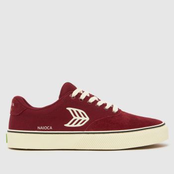 CARIUMA Burgundy Naioca Mens Trainers
