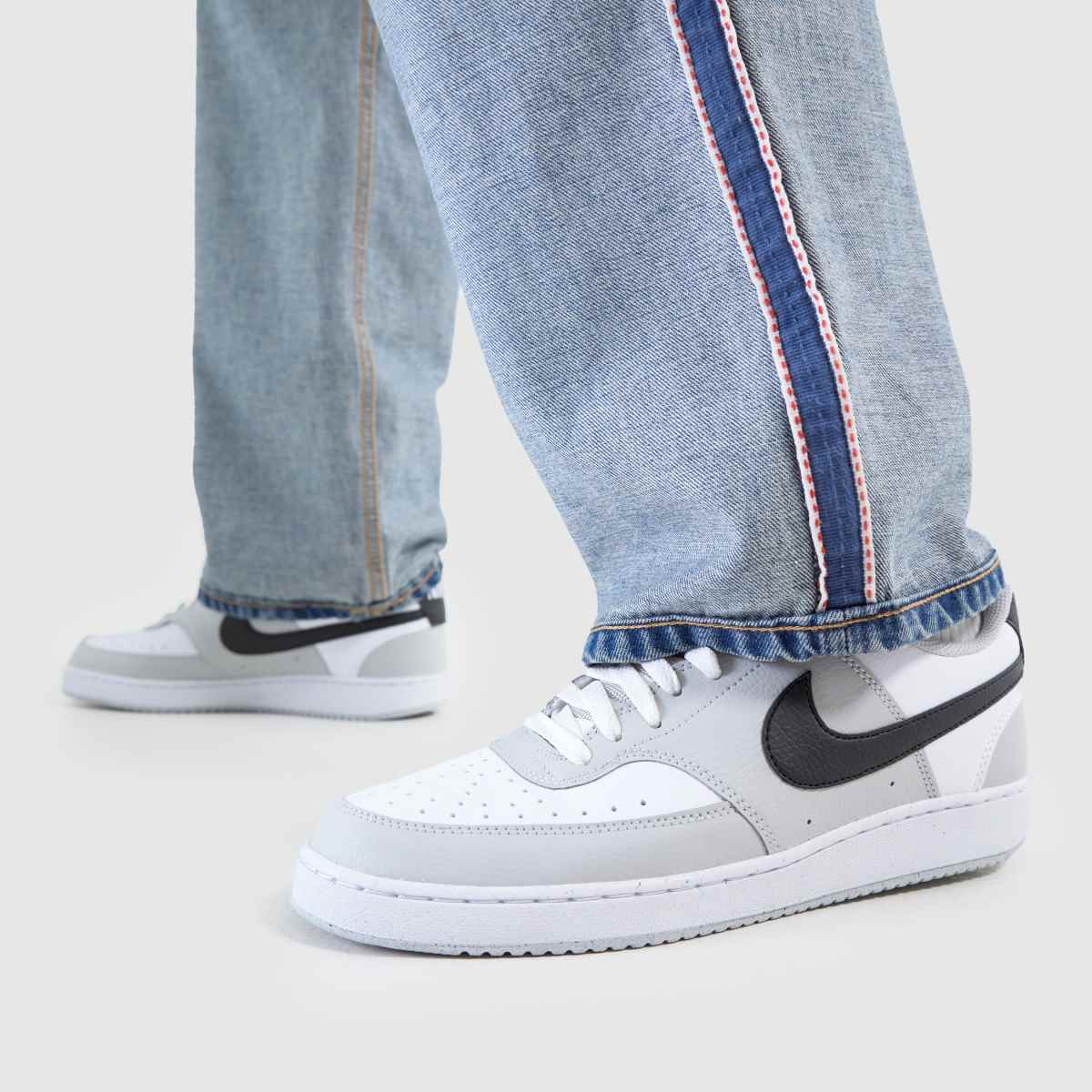 Nike Court Vision Trainers in Grey & Black