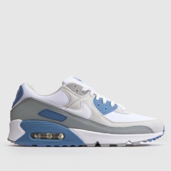 Nike White Multi Air Max 90 Mens Trainers