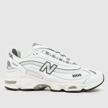 New Balance White & grey 1000 Mens Trainers