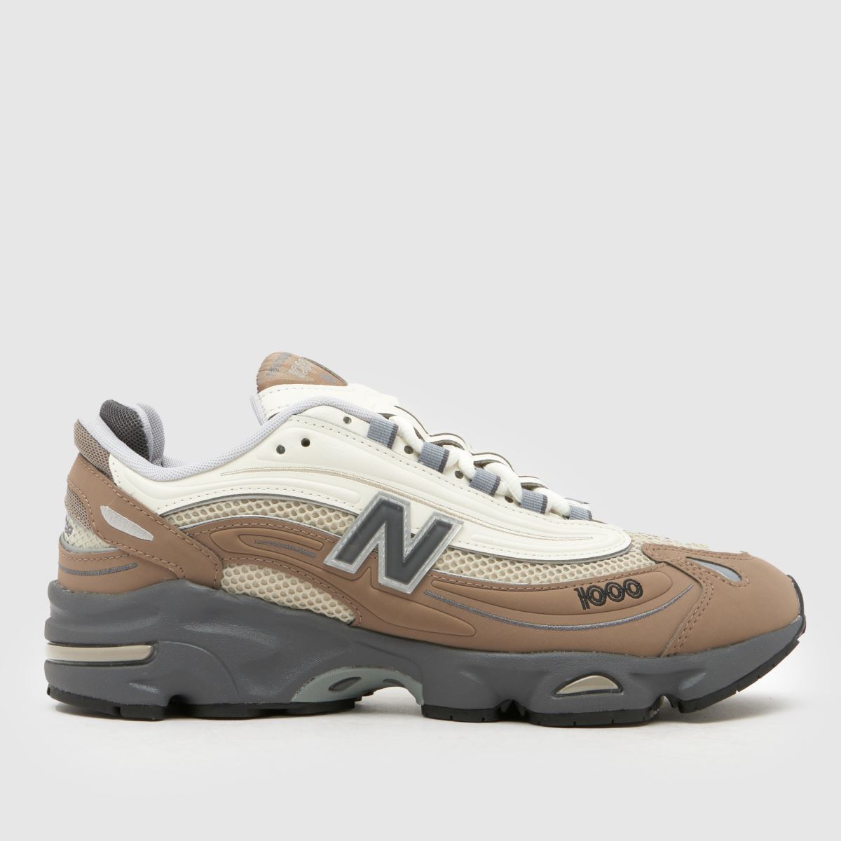 New Balance 1000 Trainers in Beige & Brown