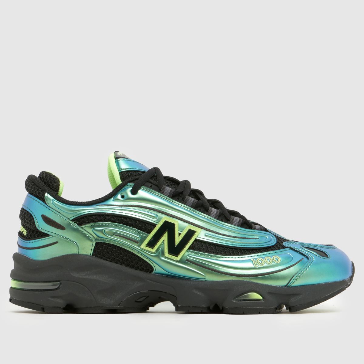 New Balance 1000 Trainers in Black & Green