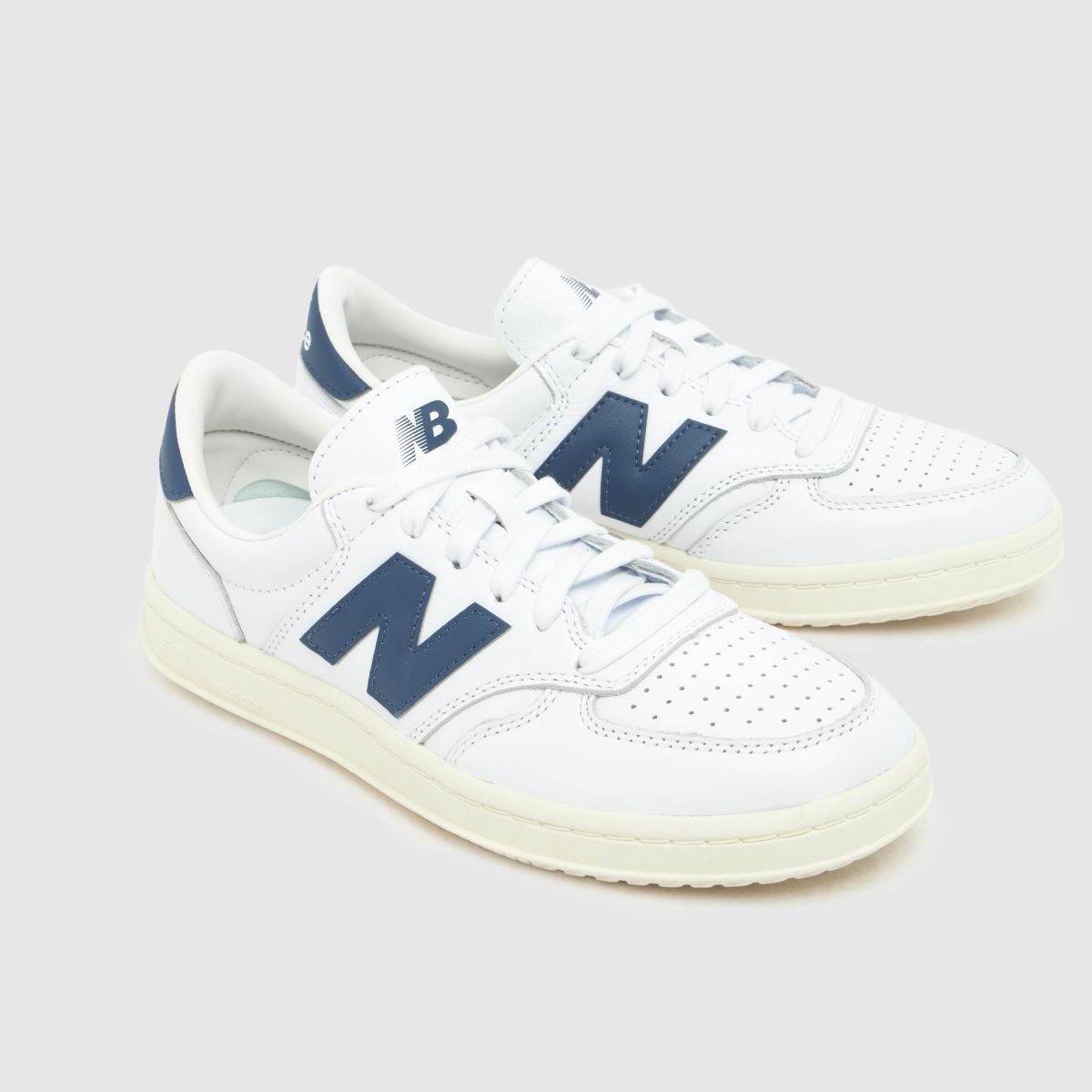 New Balance T500 in White & Navy New Balance T500 4