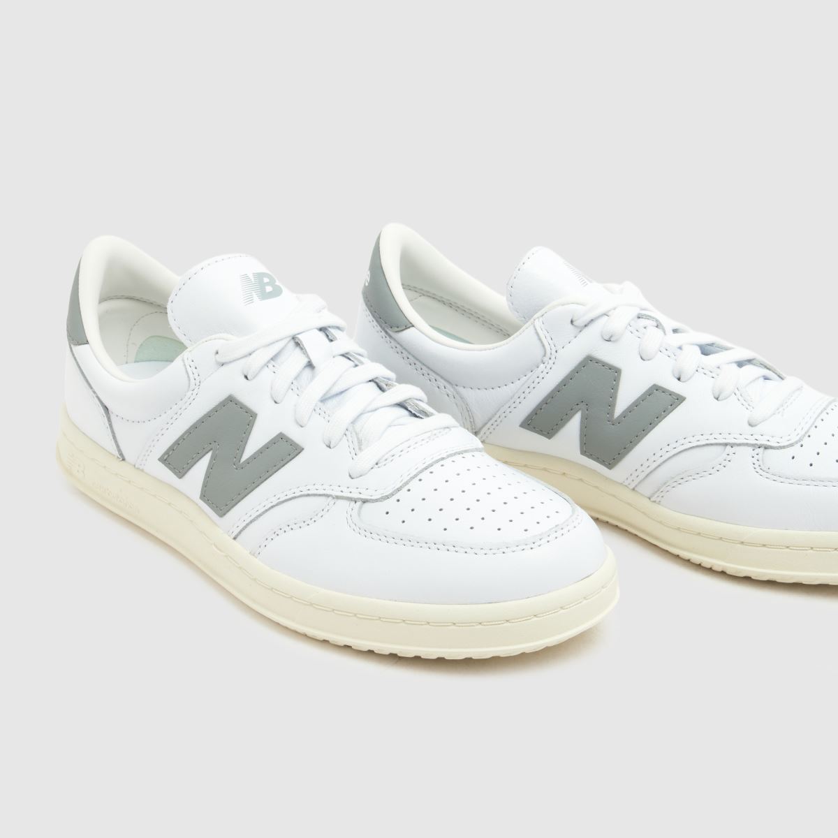 Herren New Balance Weiß-grau T500 Sneaker New Balance T500 4