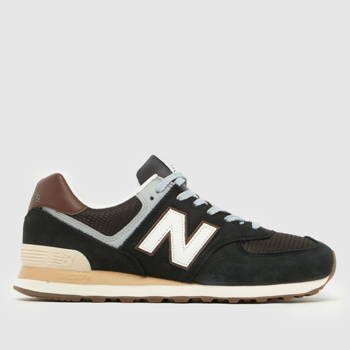 New Balance 574 Trainers in Brown Multi