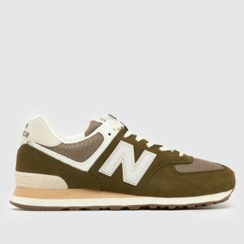 New Balance Khaki 574 Mens Trainers