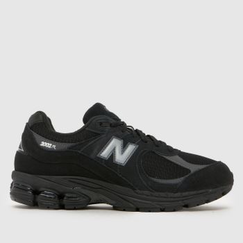 New Balance Black & Grey 2002 Mens Trainers