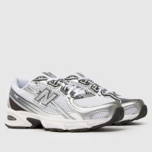 New Balance 740 in White & Navy New Balance 740,2 of 4