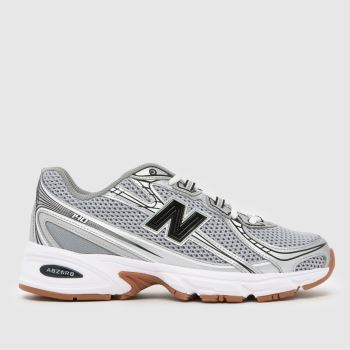 New Balance Silver Multi 740 Mens Trainers