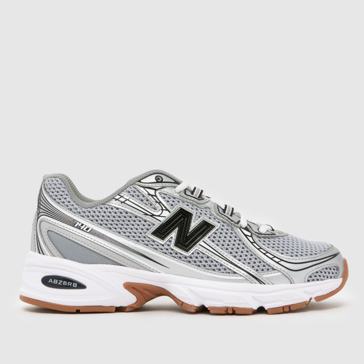 New Balance 740 Trainers in Silver Multi