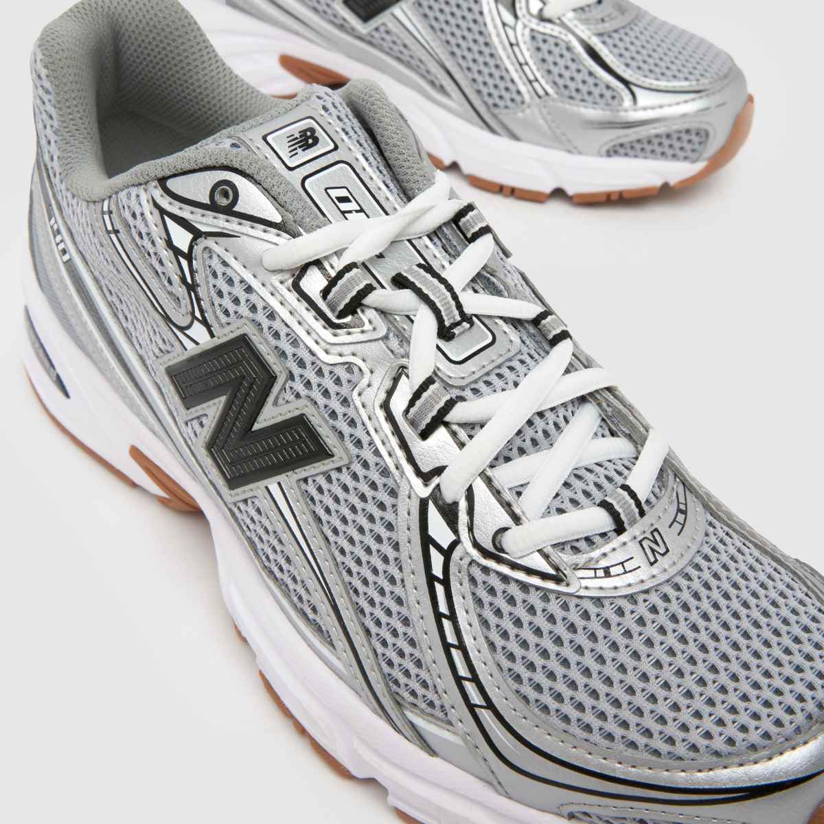 Mens Silver Multi New Balance 740 Trainers schuh