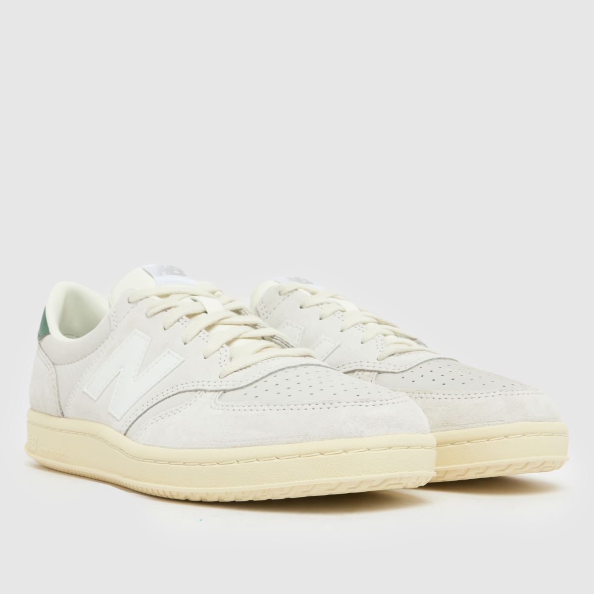 New Balance T500 in White & Green New Balance T500 1