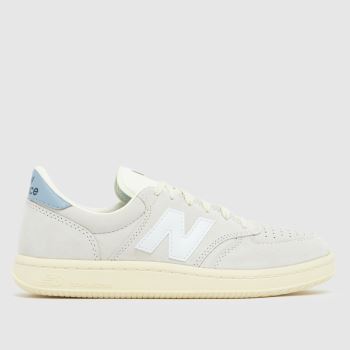 New Balance White & Blue T500 Mens Trainers