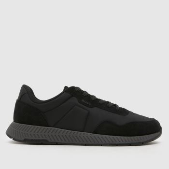 BOSS Black Titanium Mens Trainers