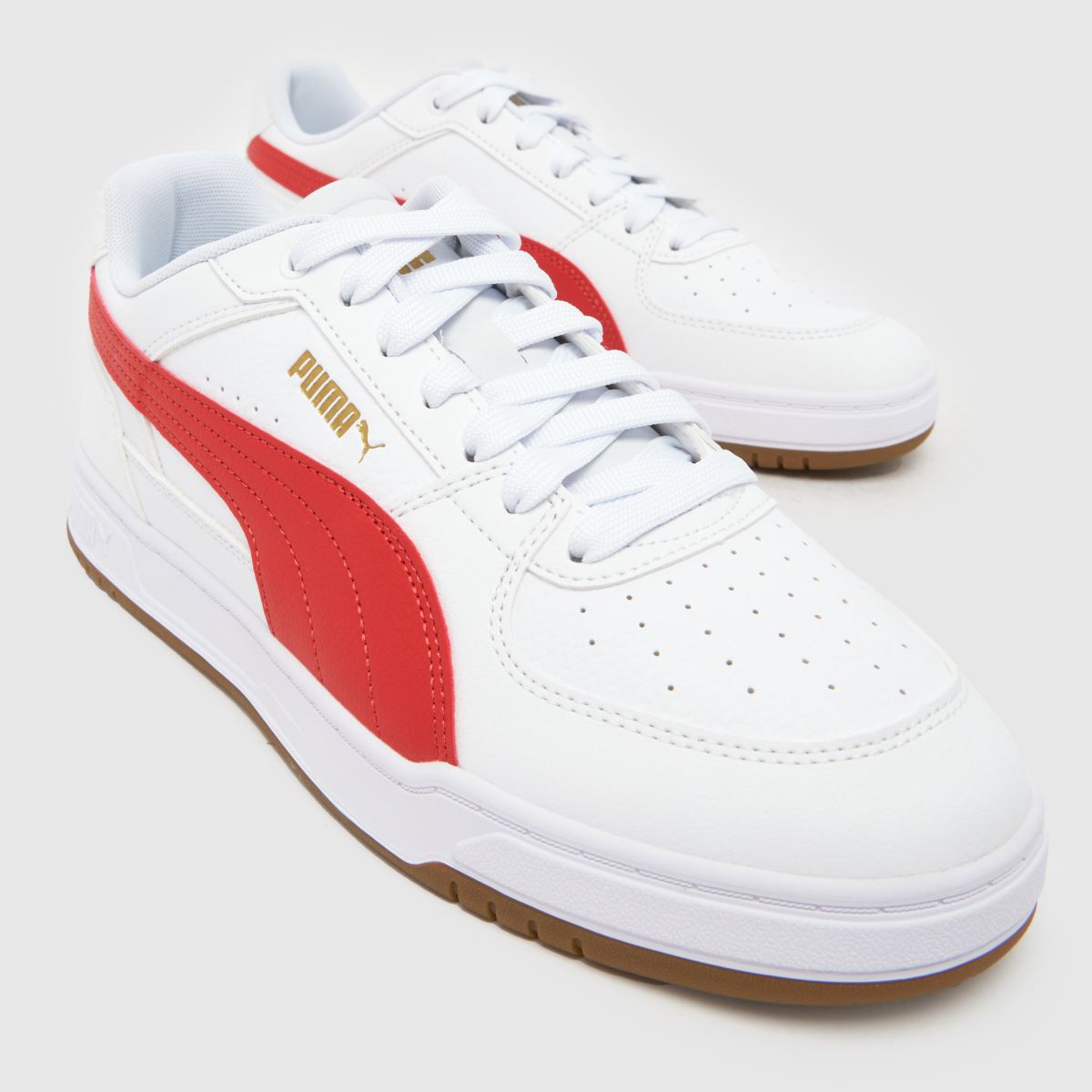 PUMA Caven III in White & Red PUMA Caven III 4