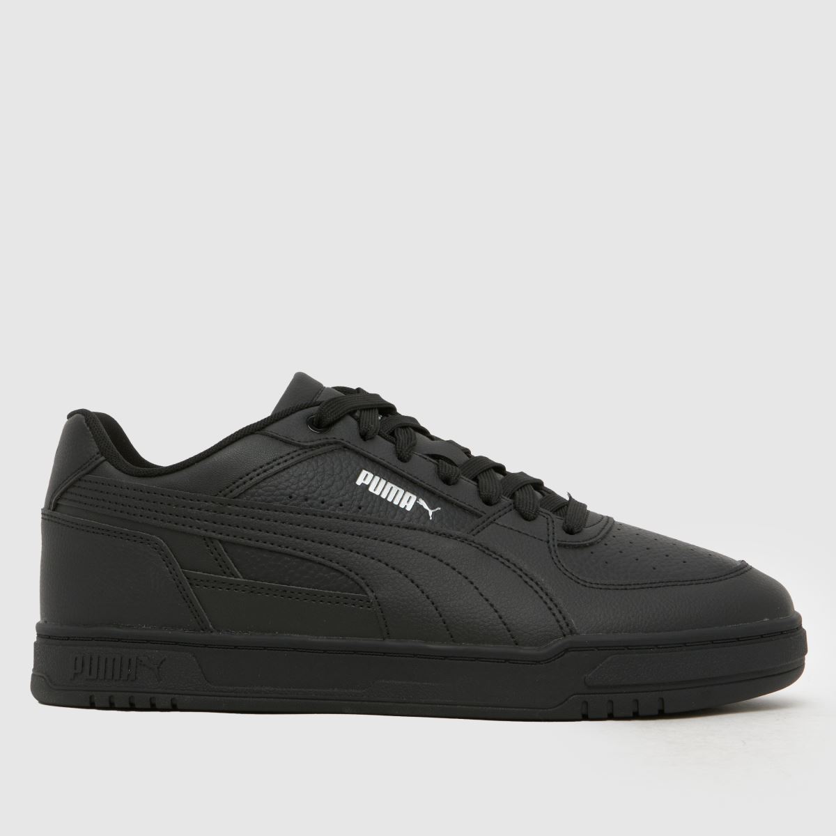 PUMA Caven III Trainers in Black & Silver