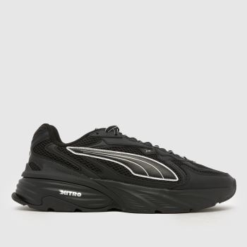 PUMA Black Fade Nitro Mens Trainers