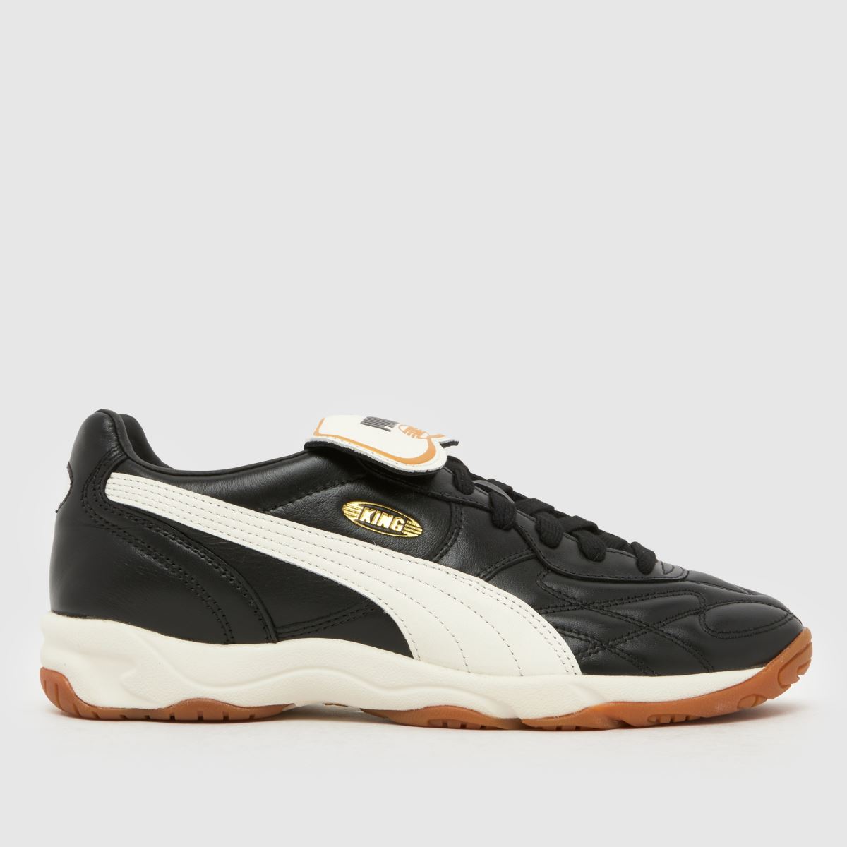 PUMA King Indoor Trainers in Black & White