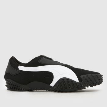PUMA Black & White Mostro Mens Trainers