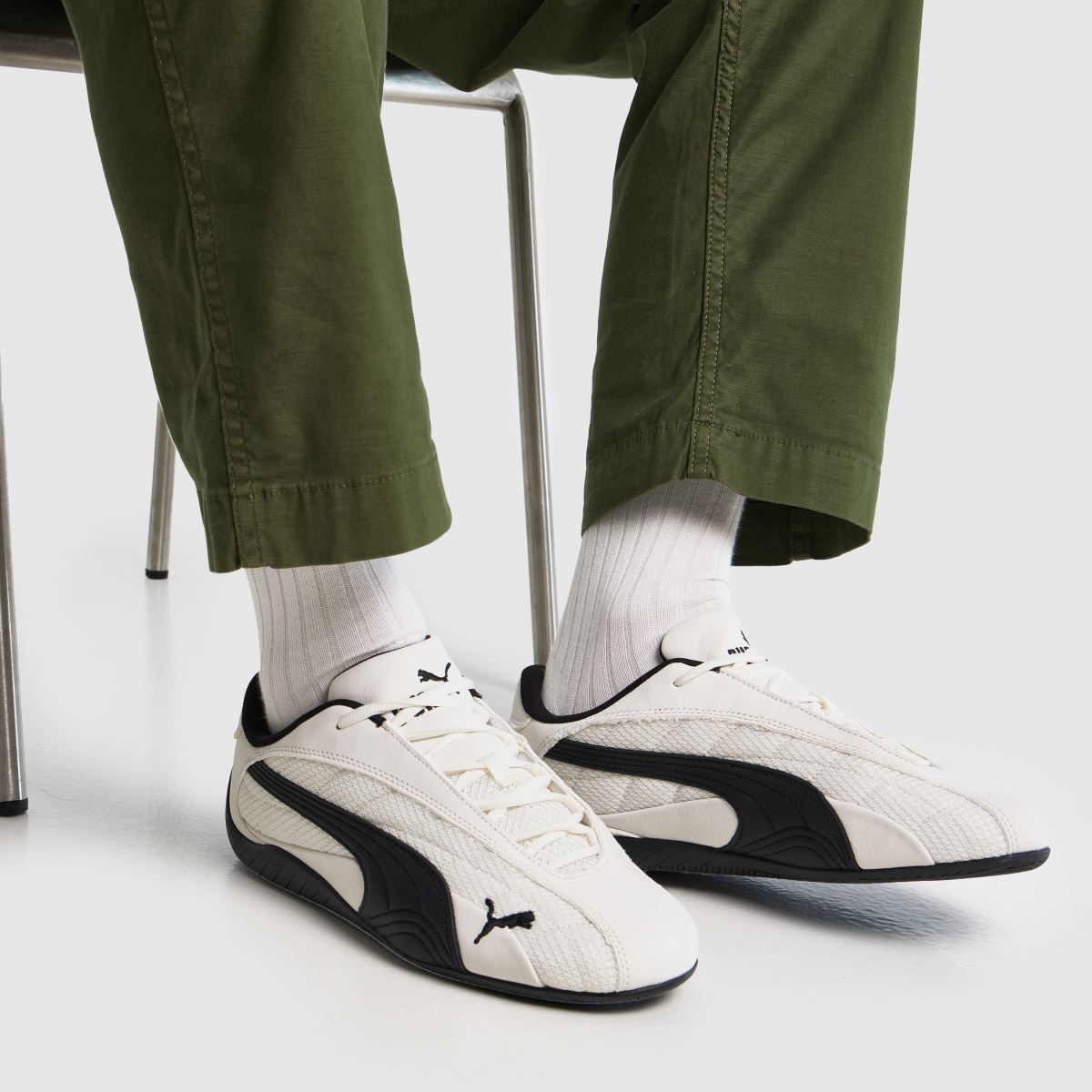 PUMA Speedcat Plus in Off-White Multi PUMA Speedcat Plus 8