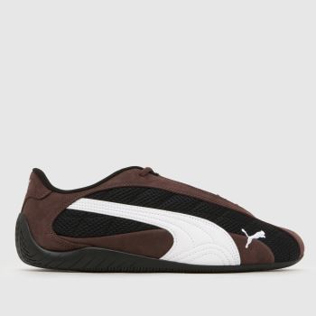 PUMA Black & Brown Speedcat Plus Mens Trainers