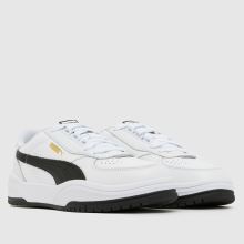 PUMA Ca Plus in White & Black PUMA Ca Plus,2 of 4