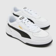 PUMA Ca Plus in White & Black PUMA Ca Plus,3 of 4