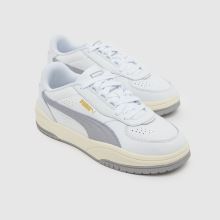 PUMA Ca Plus in White & grey PUMA Ca Plus,3 of 4