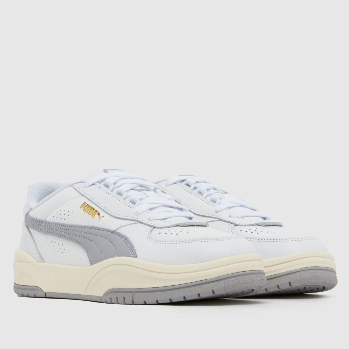 PUMA Ca Plus in White & grey PUMA Ca Plus 8