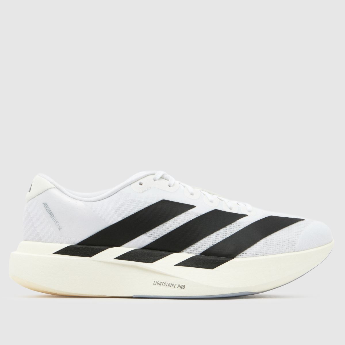 adidas Adizero Evo SL Trainers in White & Black