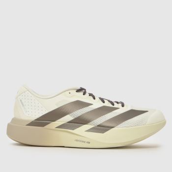 adidas White & Silver Adizero Evo SL Mens Trainers
