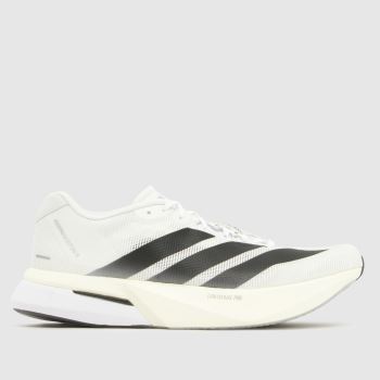 adidas Weiß-Schwarz Adizero Boston 13 Herren Sneaker