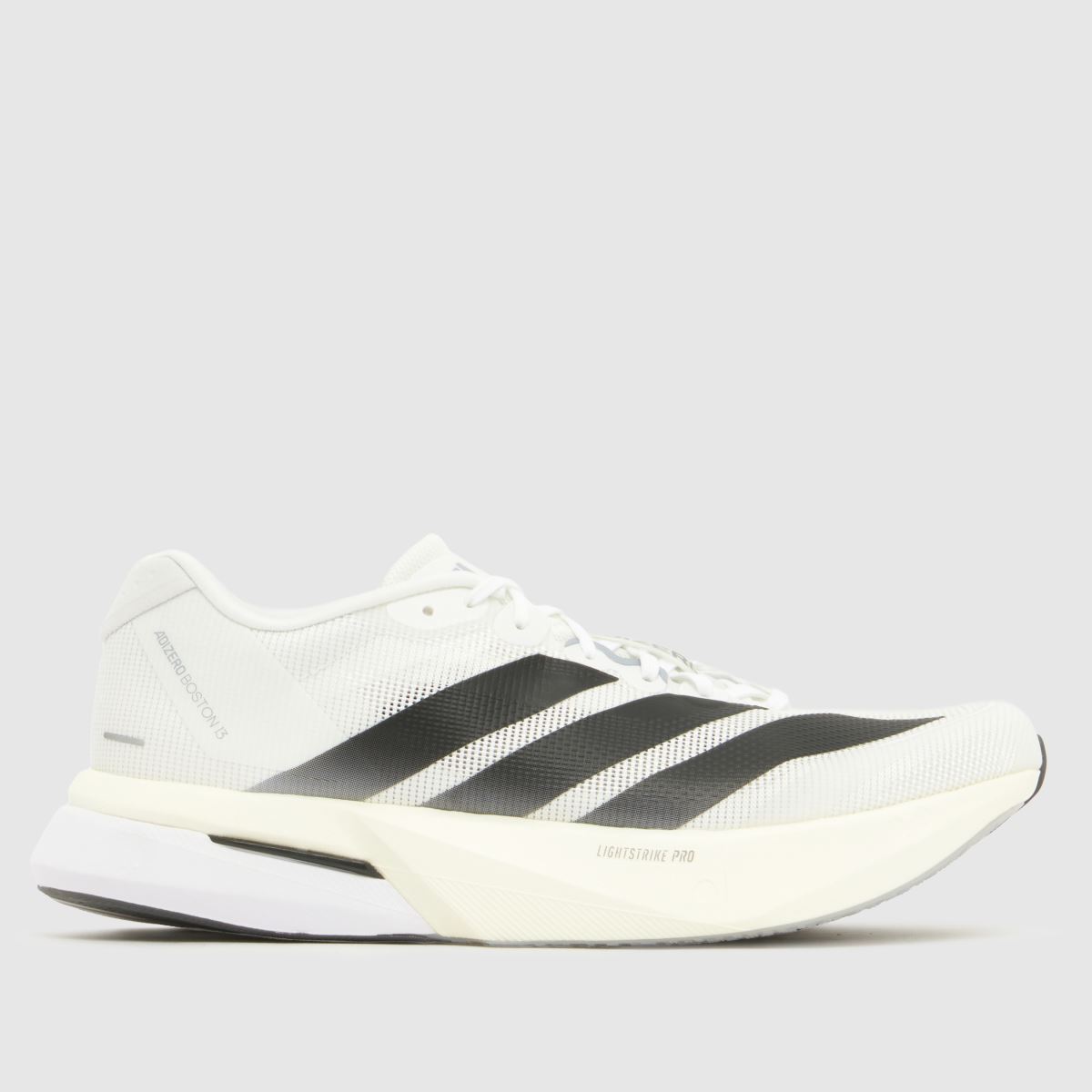 adidas Adizero Boston 13 Trainers in White & Black