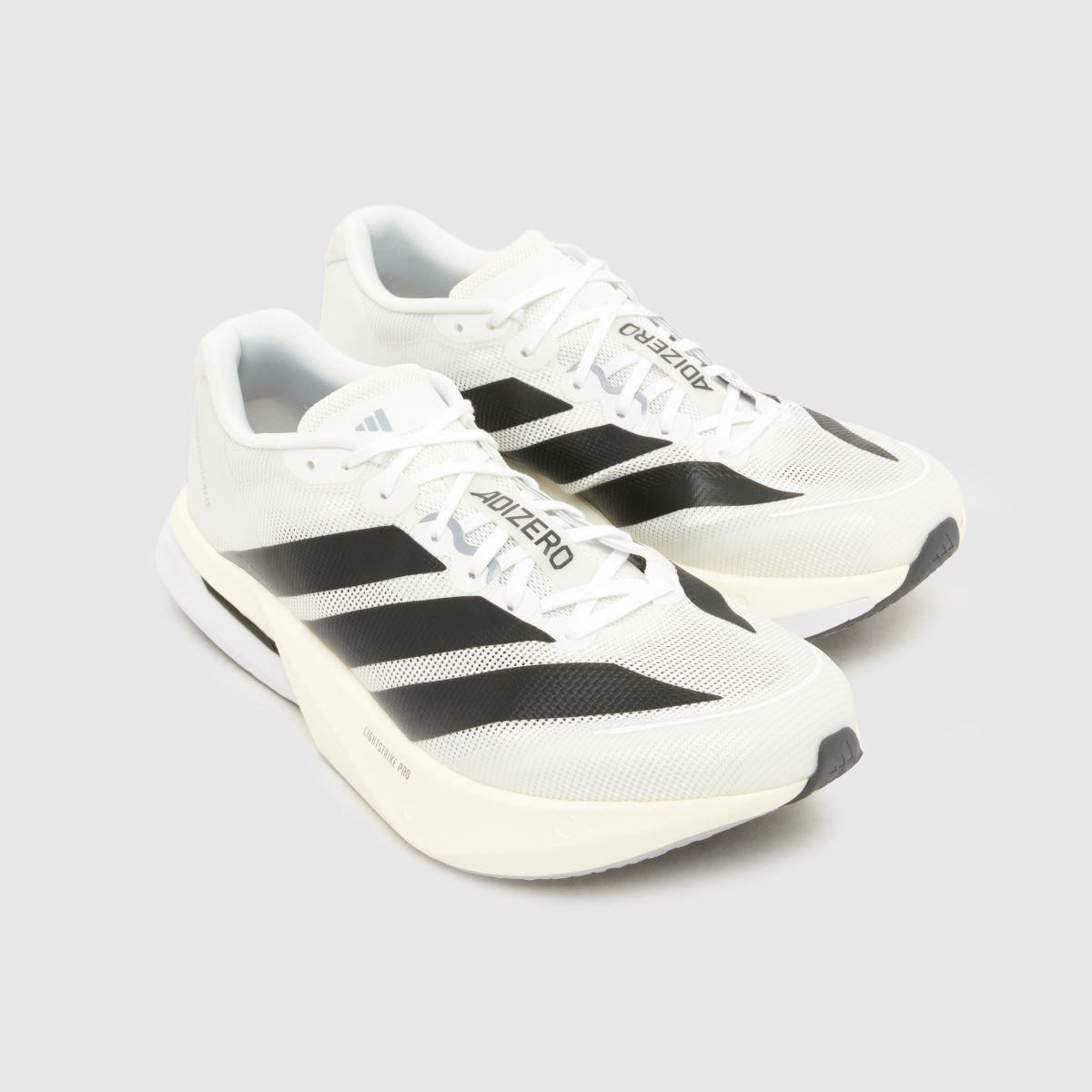 adidas Adizero Boston 13 in White & Black adidas Adizero Boston 13 4