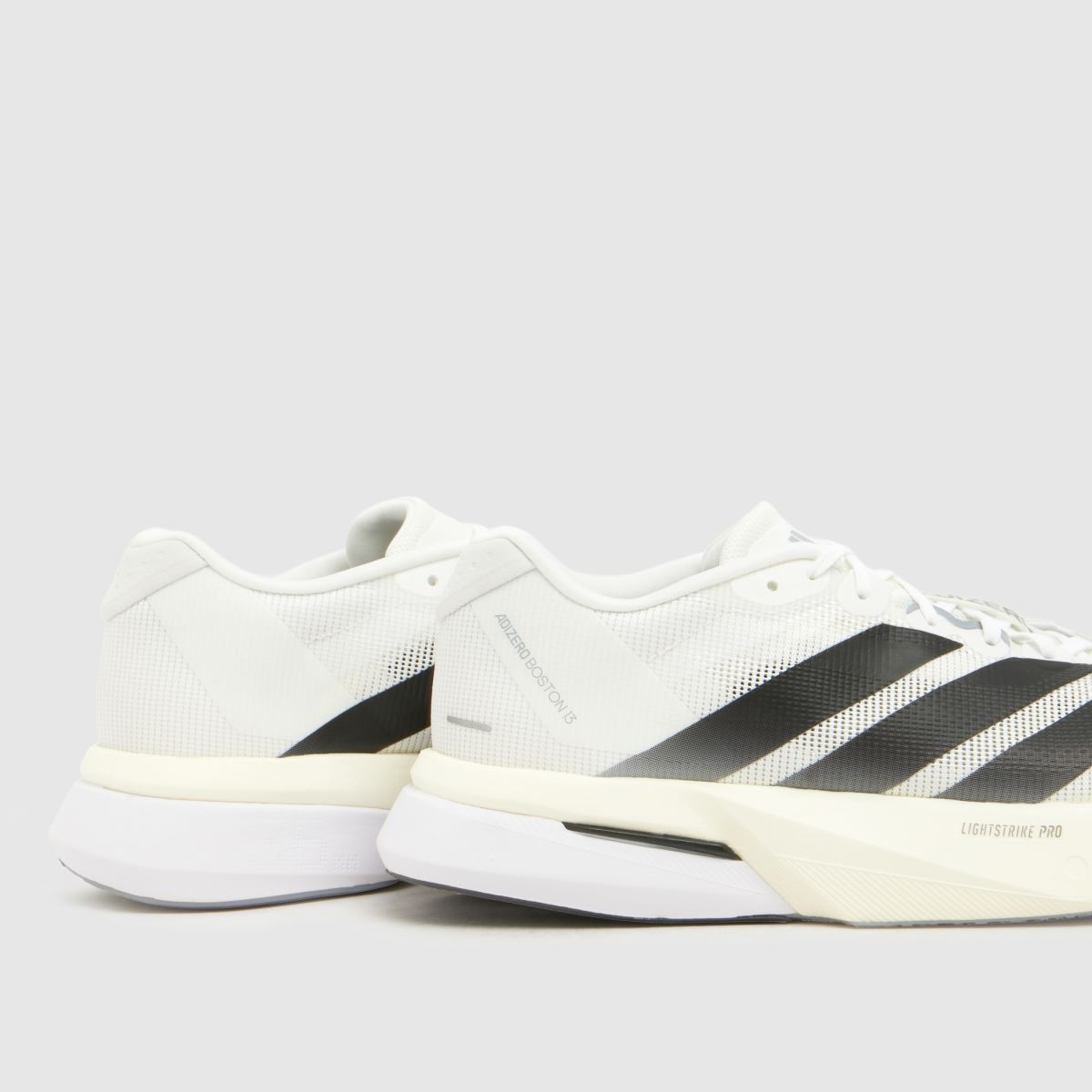 adidas Adizero Boston 13 in White & Black adidas Adizero Boston 13 7