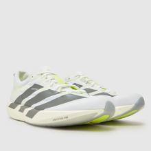 adidas Adizero Adios 9 in White & Silver adidas Adizero Adios 9,2 of 4