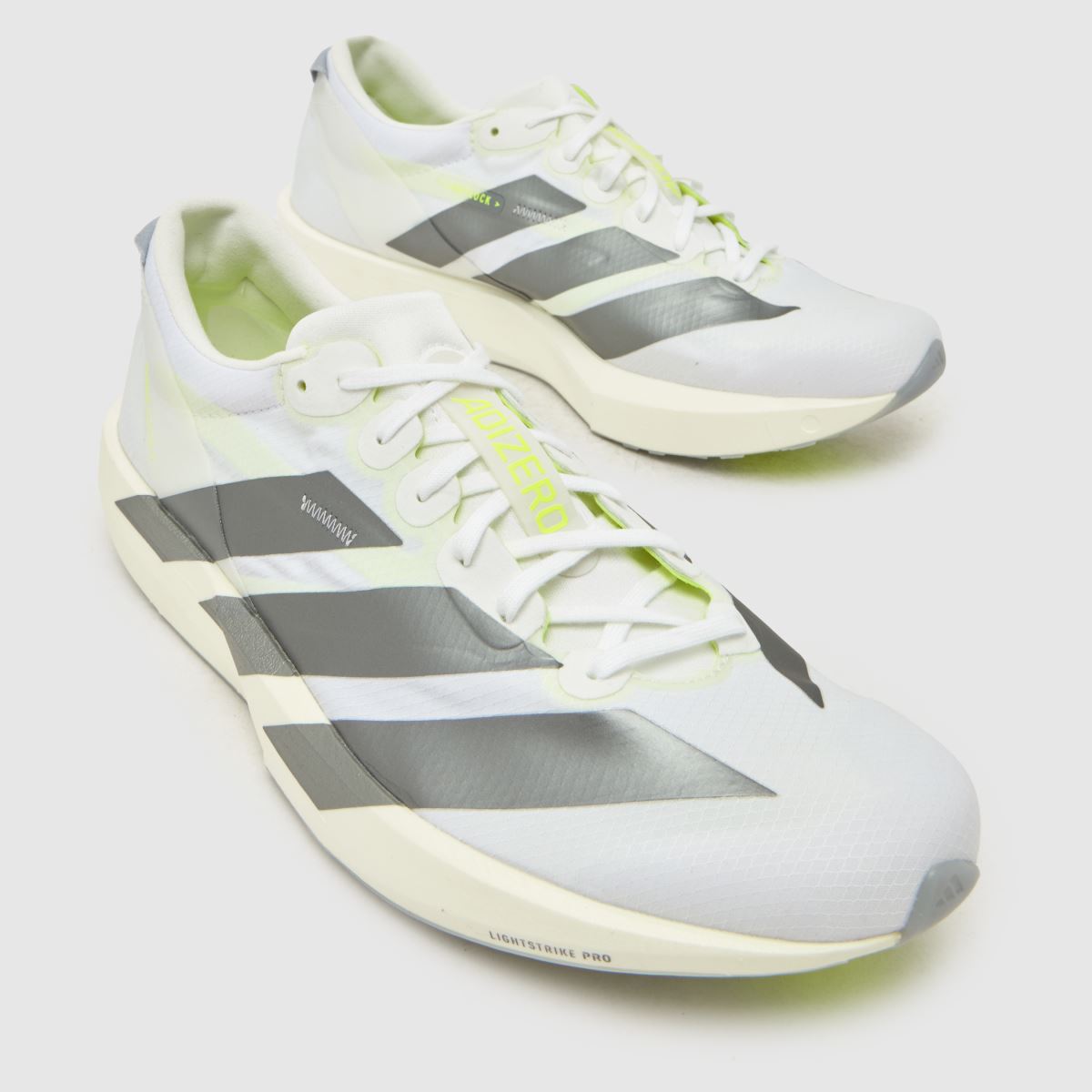 adidas Adizero Adios 9 in White & Silver adidas Adizero Adios 9 4