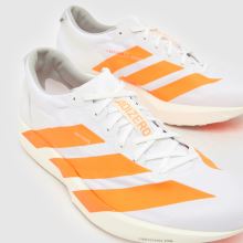 adidas Adizero Adios 9 in White & Orange adidas Adizero Adios 9,3 of 4