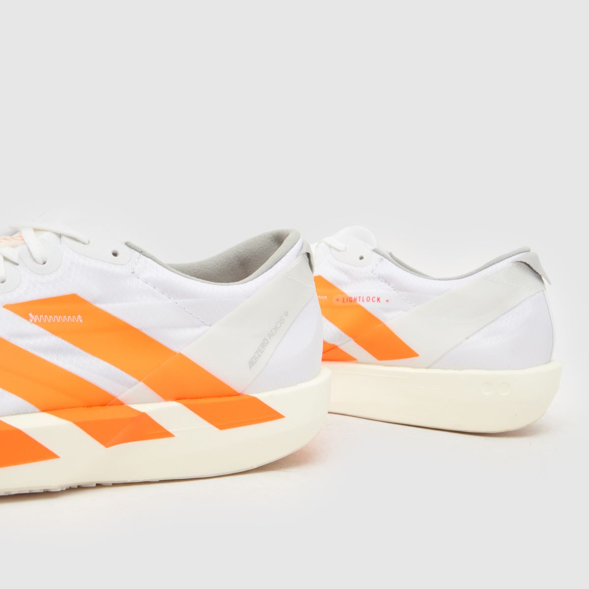 adidas Adizero Adios 9 in White & Orange adidas Adizero Adios 9 7