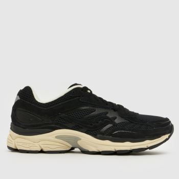 Saucony Black & White Progrid Omni 9 Mens Trainers