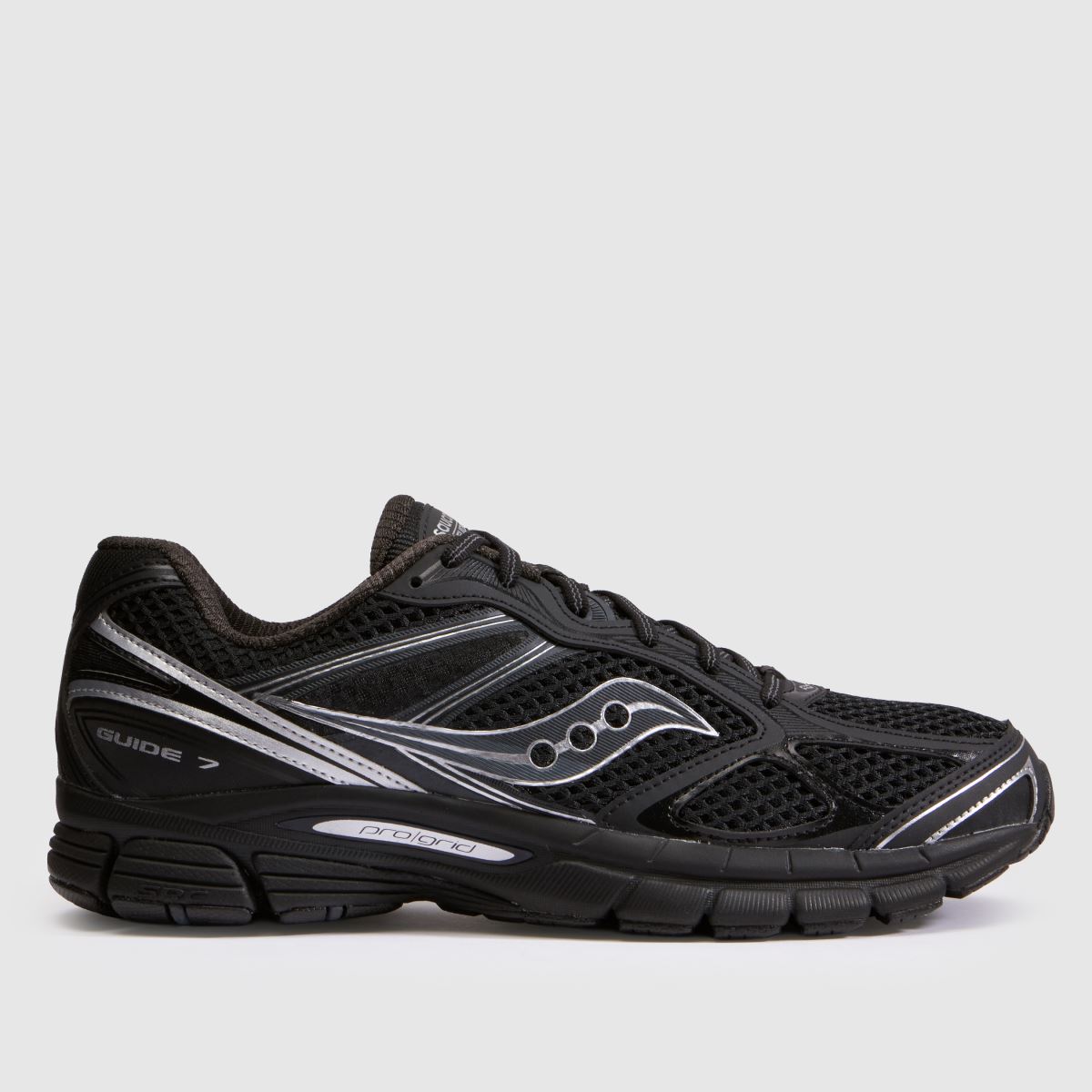 Saucony Guide 7 in Black & Silver Saucony Guide 7