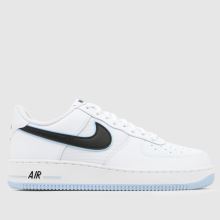 Nike Air Force 1 in White & Navy Nike Air Force 1,1 of 4