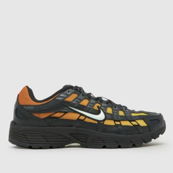 Nike Black & Orange P-6000 Mens Trainers