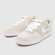 Nike Court Vision Low in Stone Nike Court Vision Low,3 of 4