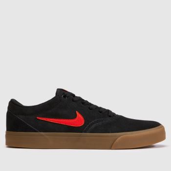 Nike Black & Red Charge Mens Trainers