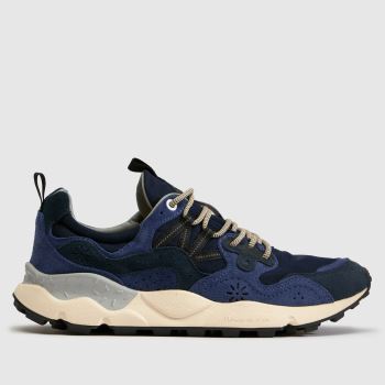 FLOWER MOUNTAIN Navy Multi Yamano 3 Mens Trainers