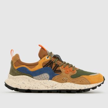 FLOWER MOUNTAIN Yellow Yamano 3 Mens Trainers