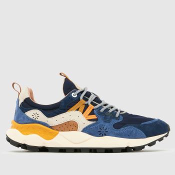 FLOWER MOUNTAIN Navy Yamano 3 Mens Trainers