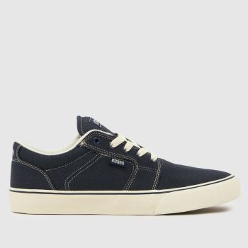 Etnies Navy & White Barge LS Mens Trainers